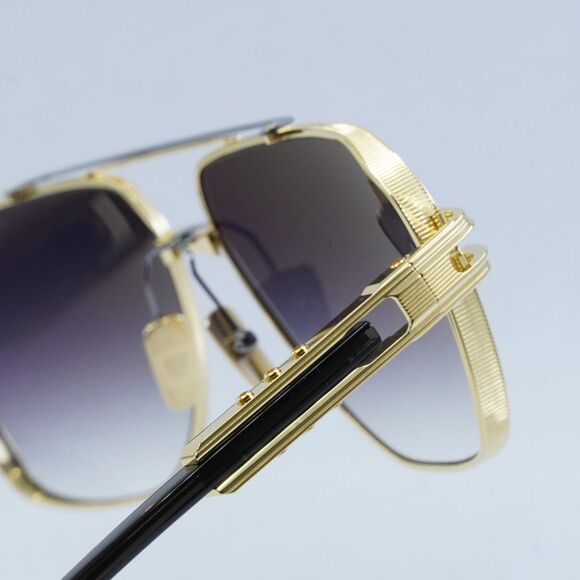 Dita KUDRU DTS-436-A-01 Sunglasses Gold/Black Aviator Frame, Grey Lenses - Picture 10 of 13